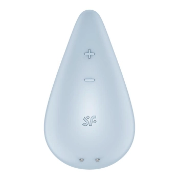 Wibrator mini Satisfyer Dew Drop niebieski silikonowy USB