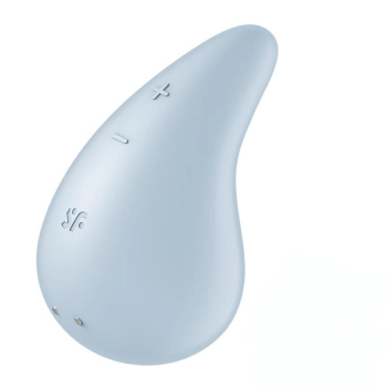 Wibrator mini Satisfyer Dew Drop niebieski silikonowy USB