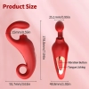 Silikonowy stymulator łechtaczki Merfi liżący języczek 10 wibracji USB
