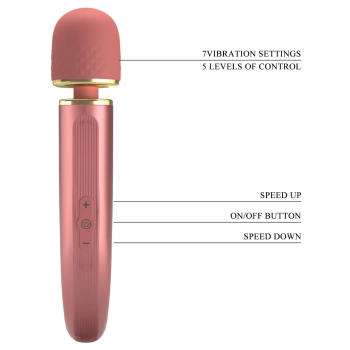 Masażer wibracyjny Pretty Love 7 funkcji czarny