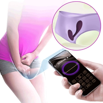 Wibrator silikonowy Pretty Love Baird fioletowy z aplikacją 12 funkcji