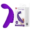 Wibrator na palec Pretty Love Gorgon fioletowy silikonowy 10 trybów