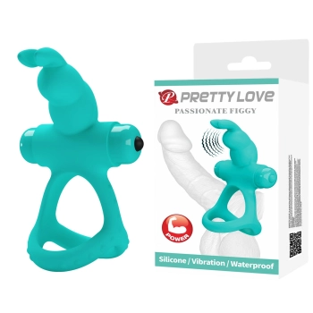 Pierścień erekcyjny wibrujący Pretty Love Passionate Figgy 10 funkcji