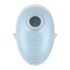 Stymulator łechtaczki Satisfyer Cutie Ghost niebieski USB wodoodporny