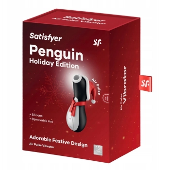 Stymulator łechtaczki Satisfyer Penguin Holiday Edition wodoodporny USB