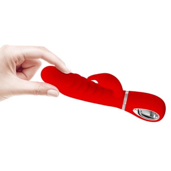 Wibrator króliczek Pretty Love Prescott czerwony 7 funkcji