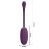 PRETTY LOVE - CASPER Purple 12 vibration functions Mobile APP remote control