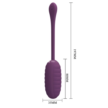 PRETTY LOVE - CASPER Purple 12 vibration functions Mobile APP remote control