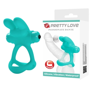 Pierścień erekcyjny wibrujący Pretty Love Passionate Dante 10 funkcji