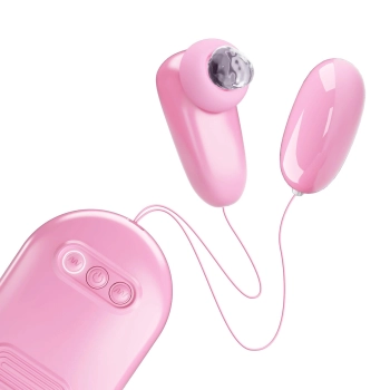 Wibrujące jajko Pretty Love Magic Box różowe 12 wibracji 7 stukania USB
