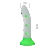 Dildo analne świecące silikonowe Pretty Love z przyssawką