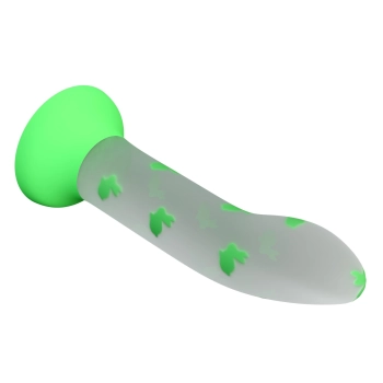 Dildo analne świecące silikonowe Pretty Love z przyssawką