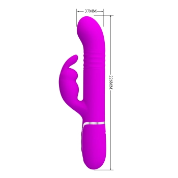 PRETTY LOVE - Twinkled Tenderness Purple, 7 vibration functions 4 rotation functions 4 thrusting settings