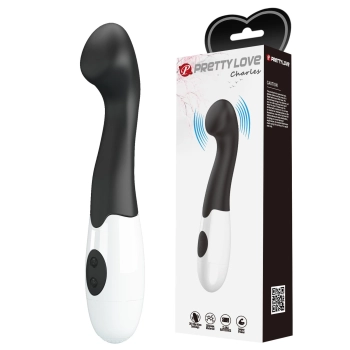 Wibrator silikonowy Pretty Love Charles czarny 30 wibracji