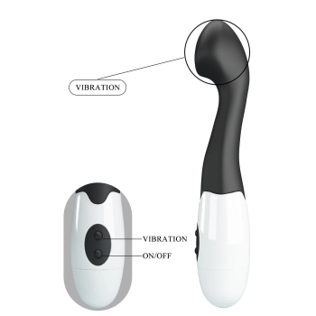 Wibrator silikonowy Pretty Love Charles czarny 30 wibracji