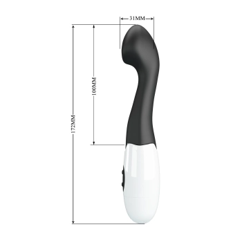 Wibrator silikonowy Pretty Love Charles czarny 30 wibracji