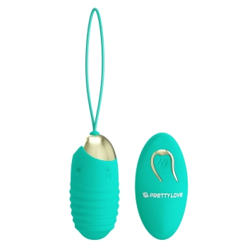 PRETTY LOVE - JESSICA Dream chaser 3, Green, Wireless remote control 12 vibration functions