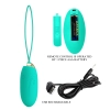 Wibrujące jajeczko -PRETTY LOVE - JENNY Dream chaser 1, Green, Wireless remote control 12 vibration functions