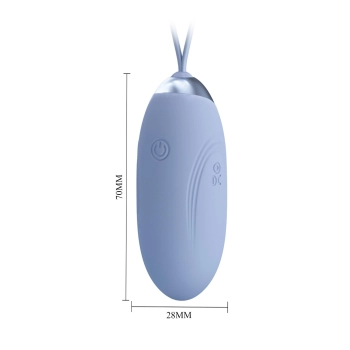 PRETTY LOVE - JENNY Dream chaser 1, Blue, Wireless remote control 12 vibration functions