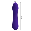 Wibrator- PRETTY LOVE - Cetus dark Purple, Memory function 12 vibration functions