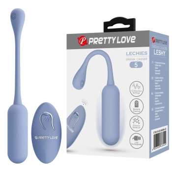 PRETTY LOVE - LECHIES  Dream chaser 5, Blue, Wireless remote control 12 vibration functions Memory function