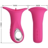 Wibrator oralny z języczkiem Pretty Love Clyde 12 wibracji 12 lizania USB