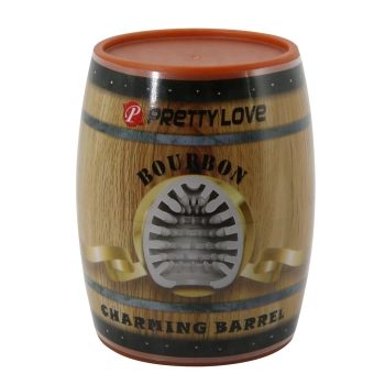 Masturbator beczkowy Pretty Love Bourbon realistyczny TPR