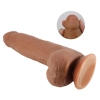Dildo realistyczne Pretty Love Draco 23 cm z ruchomą skórą i przyssawką
