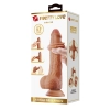 Dildo realistyczne Pretty Love Draco 23 cm z ruchomą skórą i przyssawką