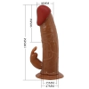 Strapon wibrujący króliczek Pretty Love Marion uniwersalny 19 cm