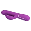 Wibrator króliczek Pretty Love Coale fioletowy 7 wibracji rotacja pchnięcia