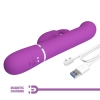 Wibrator króliczek Pretty Love Coale fioletowy 7 wibracji rotacja pchnięcia