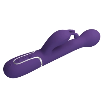 PRETTY LOVE - Dejon dark Purple, 7 vibration functions 4 thrusting settings 4 rotation functions