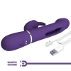 PRETTY LOVE - Kampas dark Purple, 7 vibration functions 4 licking settings