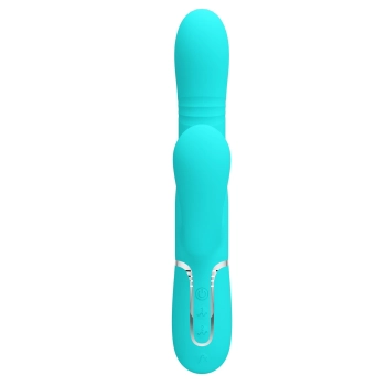 PRETTY LOVE - Mariana light blue, 7 vibration functions, 7 thrusting settings, 4 rolling functions, 4 nodding functions