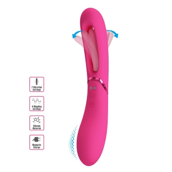 Wibrator punktu G Romance Lexie 7 wibracji 4 kołysania USB