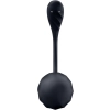 Jajko wibrujące prążkowane Satisfyer Ribbed Petal czarne