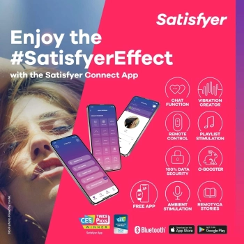 Jajko wibrujące prążkowane Satisfyer Ribbed Petal czarne
