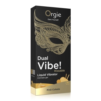 Płynny wibrator do całowania Dual Vibe Pina Colada Orgie 15 ml