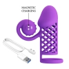 Przedłużka na penisa Romance stymulator łechtaczki 10 wibracji USB