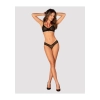 Komplet bielizny Glandez Obsessive czarny M/L