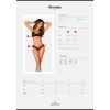 Komplet bielizny Glandez Obsessive czarny M/L