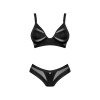 Komplet bielizny Chic Amoria Obsessive czarny XL 2XL