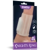 Pierścień erekcyjny wibrujący Ridge Knights Ring Lovetoy biały