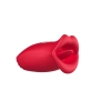 Stymulator łechtaczki z języczkiem B Series Cute czerwony USB