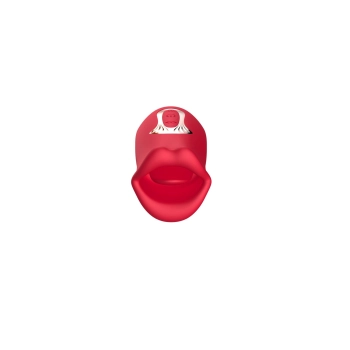 Stymulator łechtaczki z języczkiem B Series Cute czerwony USB