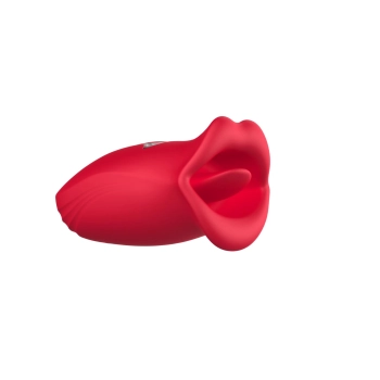 Stymulator łechtaczki z języczkiem B Series Cute czerwony USB