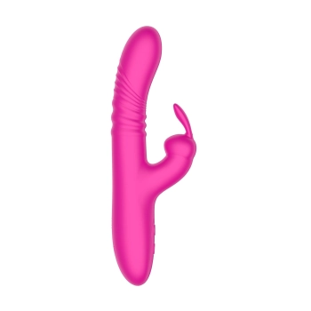 Wibrator króliczek B Series Cute silikonowy różowy USB wodoodporny