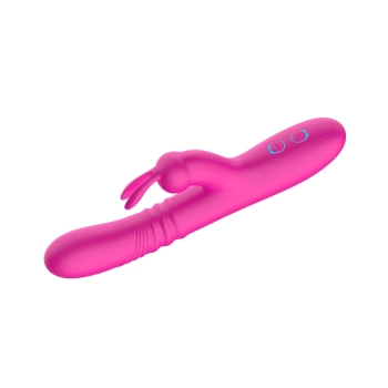Wibrator króliczek B Series Cute silikonowy różowy USB wodoodporny