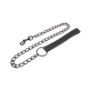 Smycz BDSM z łańcuchem metalowym Fierce Euphoria 80 cm
